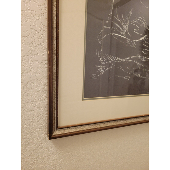 Joseph Wolins Black And White "Mother And Child" Lithograph Signed 133/250 w/COA - Picture 5 of 9